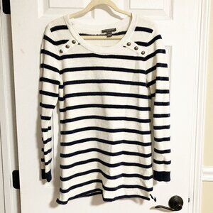 A Pea in the Pod Striped Maternity Tunic Sweater Size M